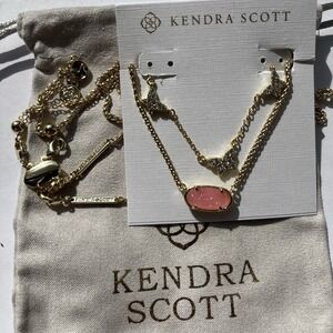 ✨Dolly Parton x Kendra Scott Gold Elisa Convertible Butterfly pendant necklace🦋